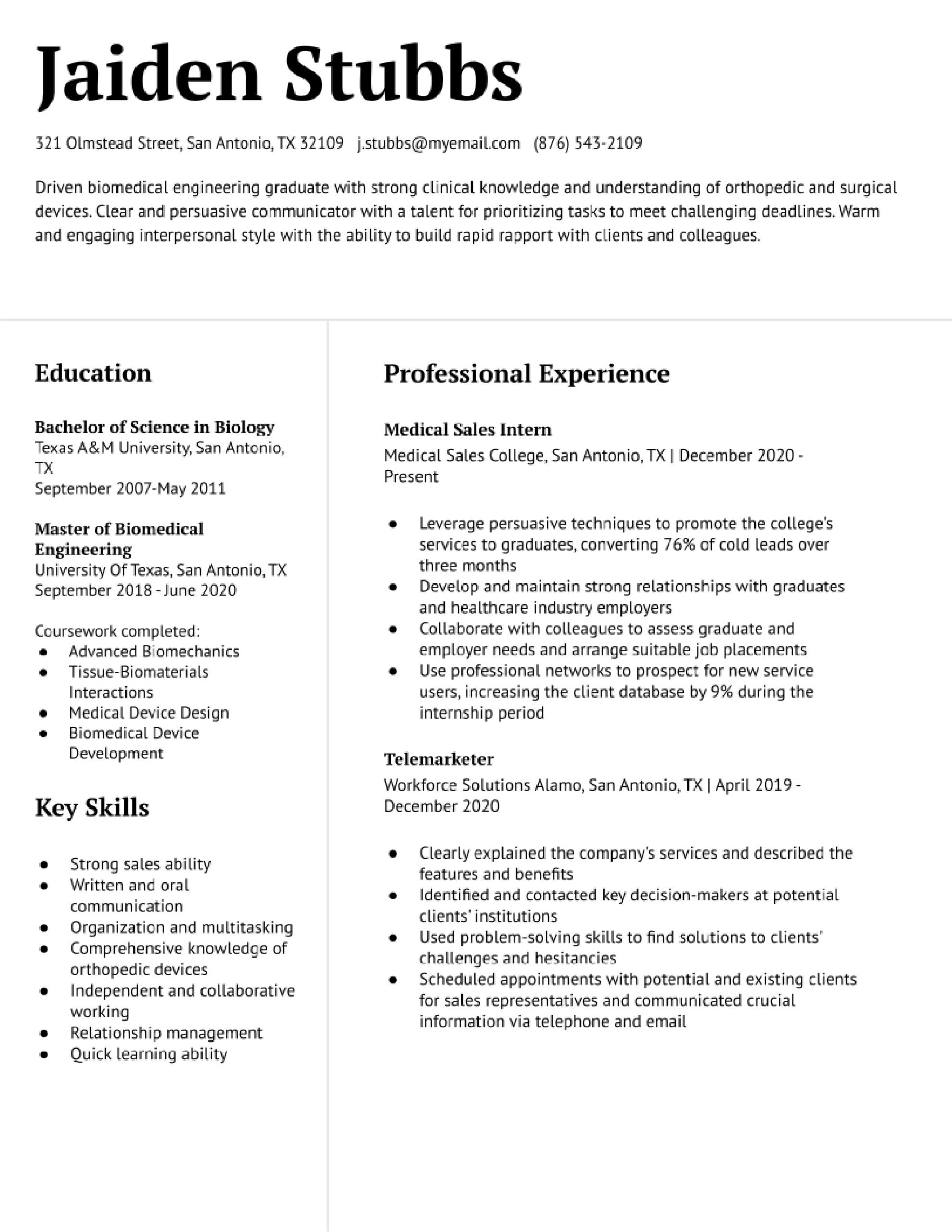 Sales Representative Resume Objective Sample Free Entry-level Medical Sales Representative Resume Examples In 2022 …