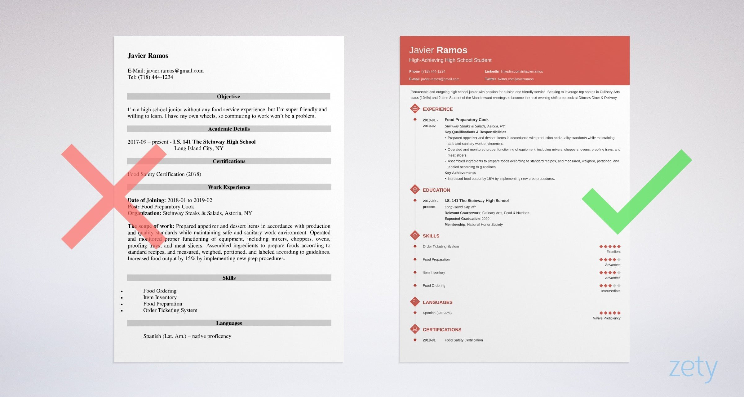 Sample Resume From A High School Student High School Student Resume Template & 20lancarrezekiq Examples