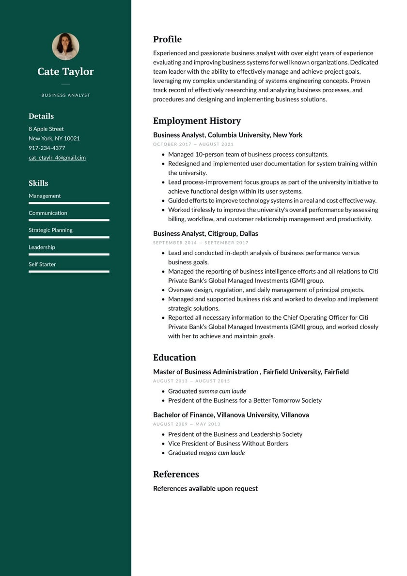 Sample Resume Objective Statement for Business Analyst Business Analyst Resume Examples & Writing Tips 2022 (free Guide)