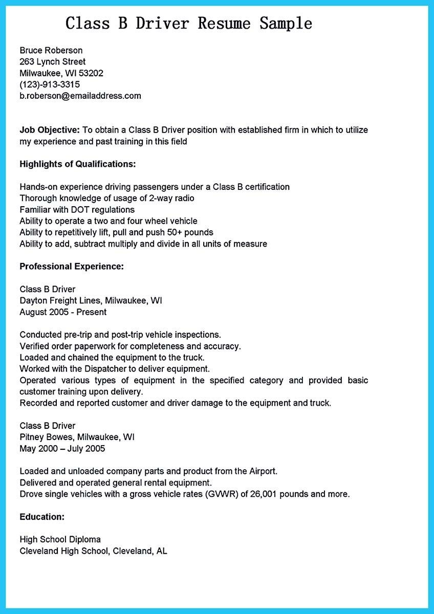 School Bus Driver Resume Sample No Experience Stunning Bus Driver Resume to Gain the Serious Bus Driver Job …