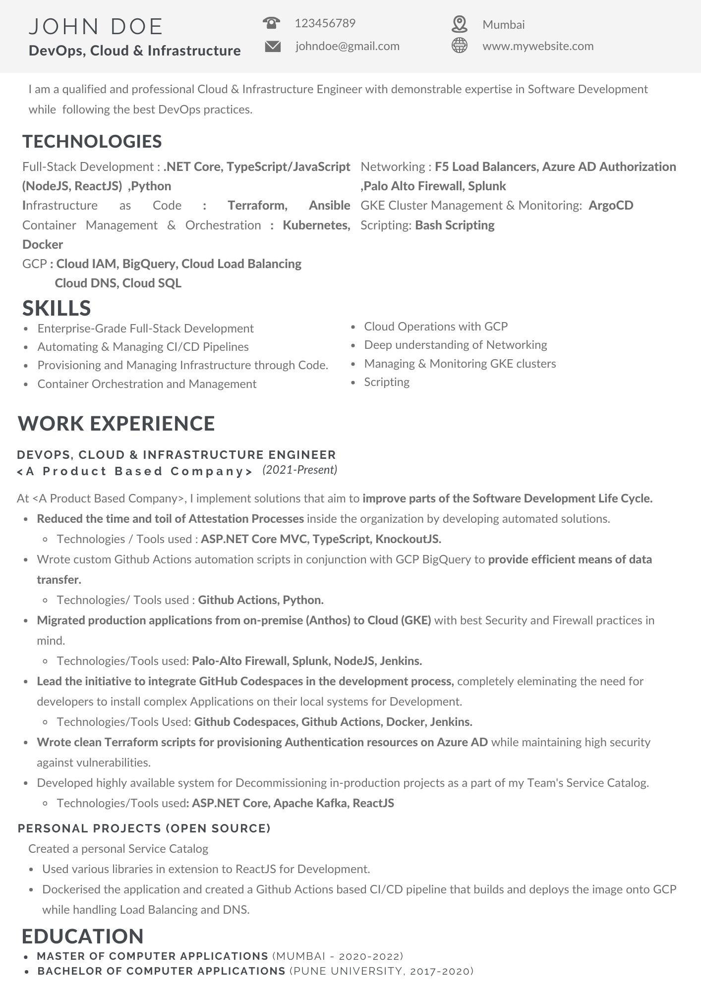 Net Developer with Splunk Sample Resume Please Review My Resume. 11 Months Of Experience. Harsh Critisism …