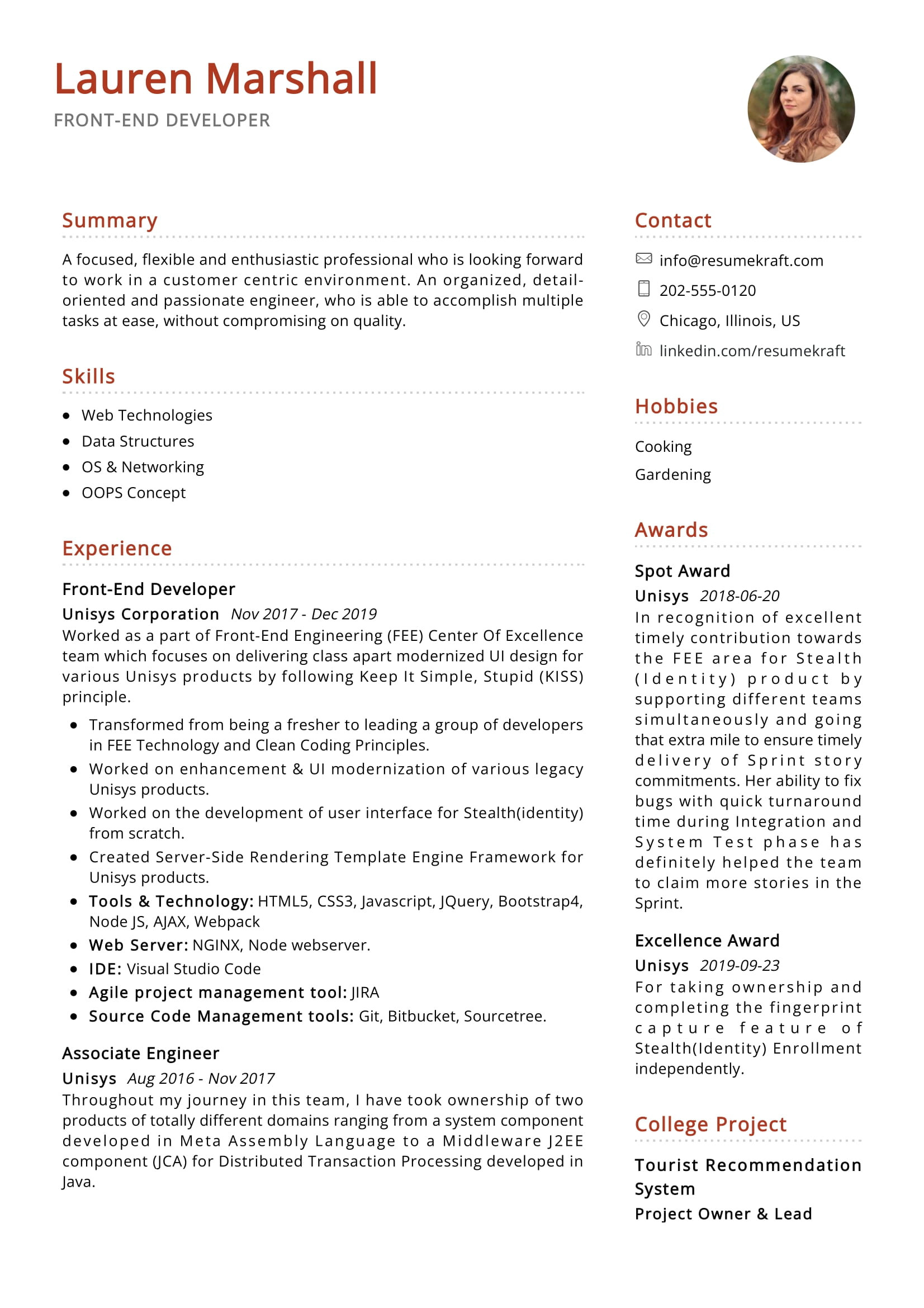 Net Front End Developer Sample Resume Front-end Developer Resume Example 2022 Writing Tips – Resumekraft