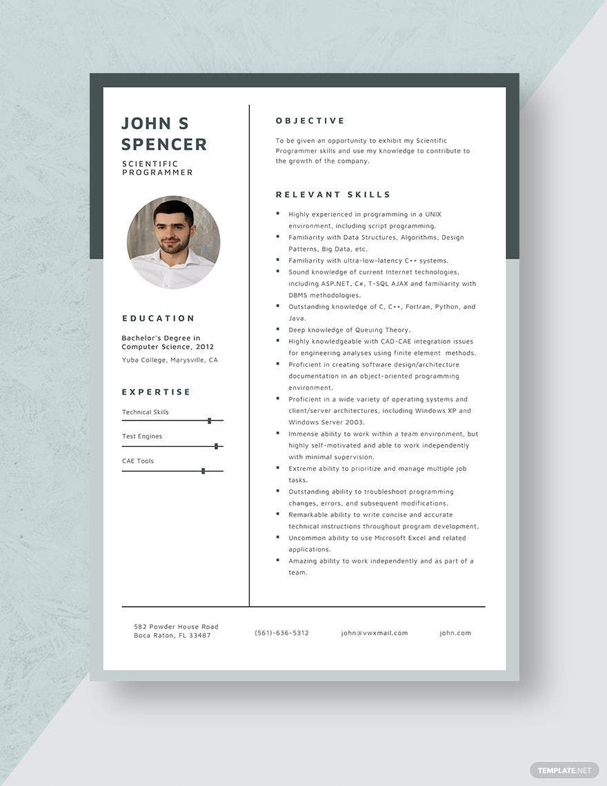 Sample Resume for Entry Level Sas Programmer Programmer Resumes Templates – Design, Free, Download Template.net