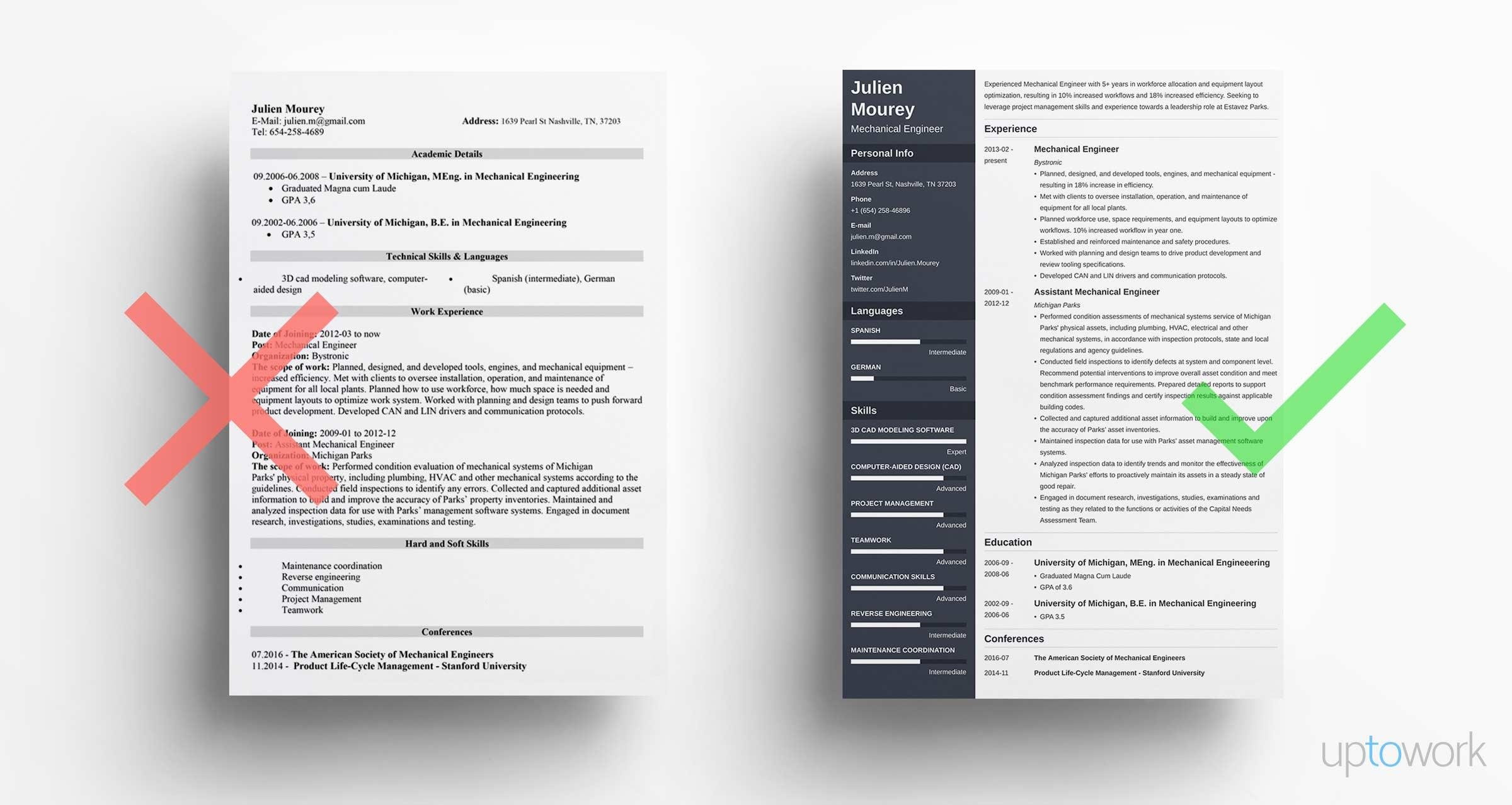 Sample Resume for Fresher Mechanical Engineering Student Mechanical Engineer Resume Examples (template & Guide)