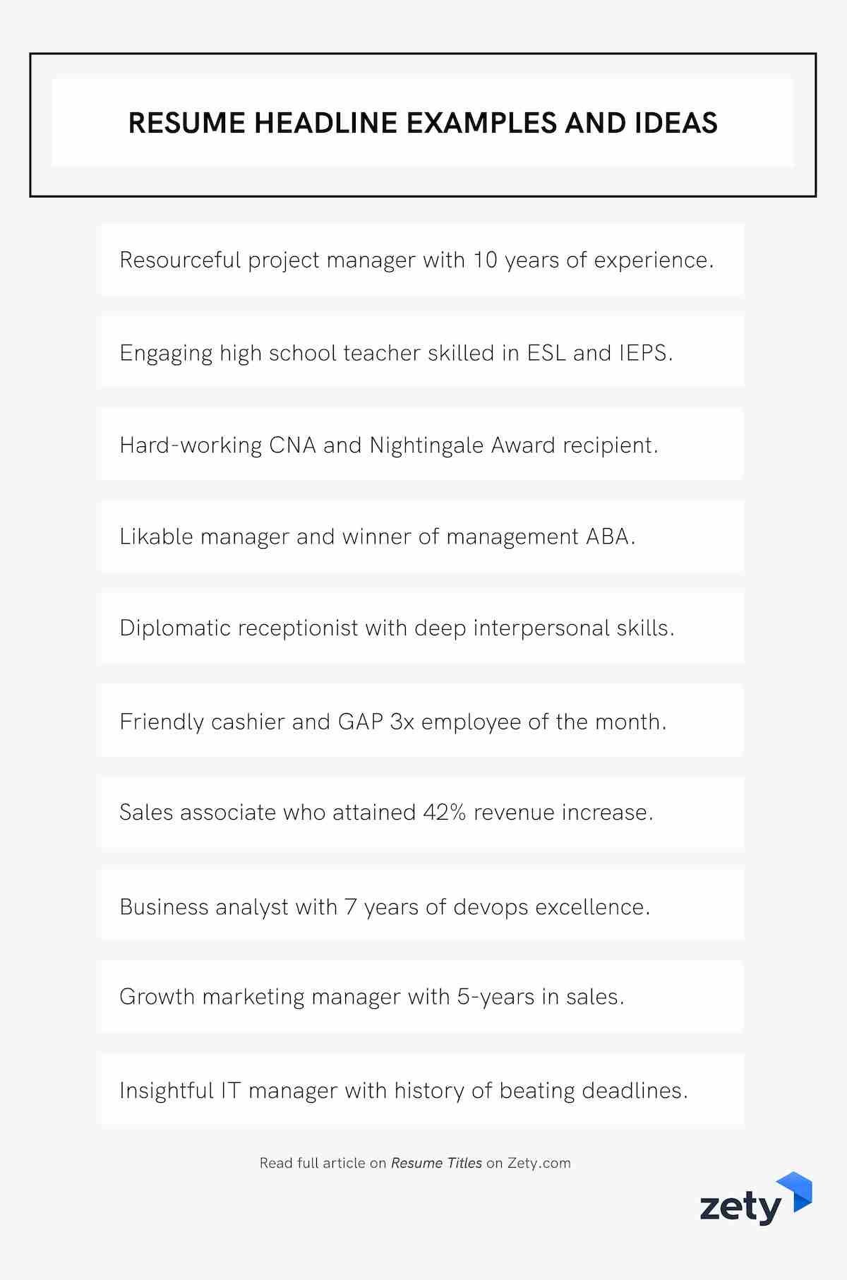 Sample Headlines for Resumes to Obtain What is A Good Headline for A Resume? 30lancarrezekiq Title Examples