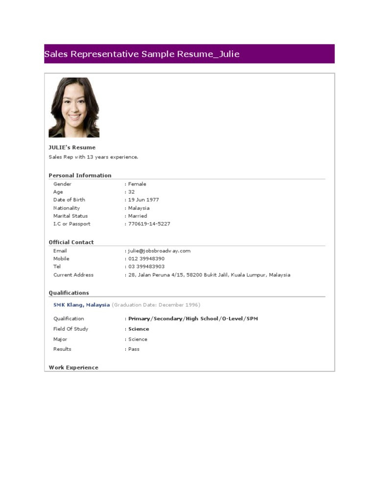 Sample Resume for A Sales Executive Procter and Gamble Sample Resume Pdf Malaysia Sales