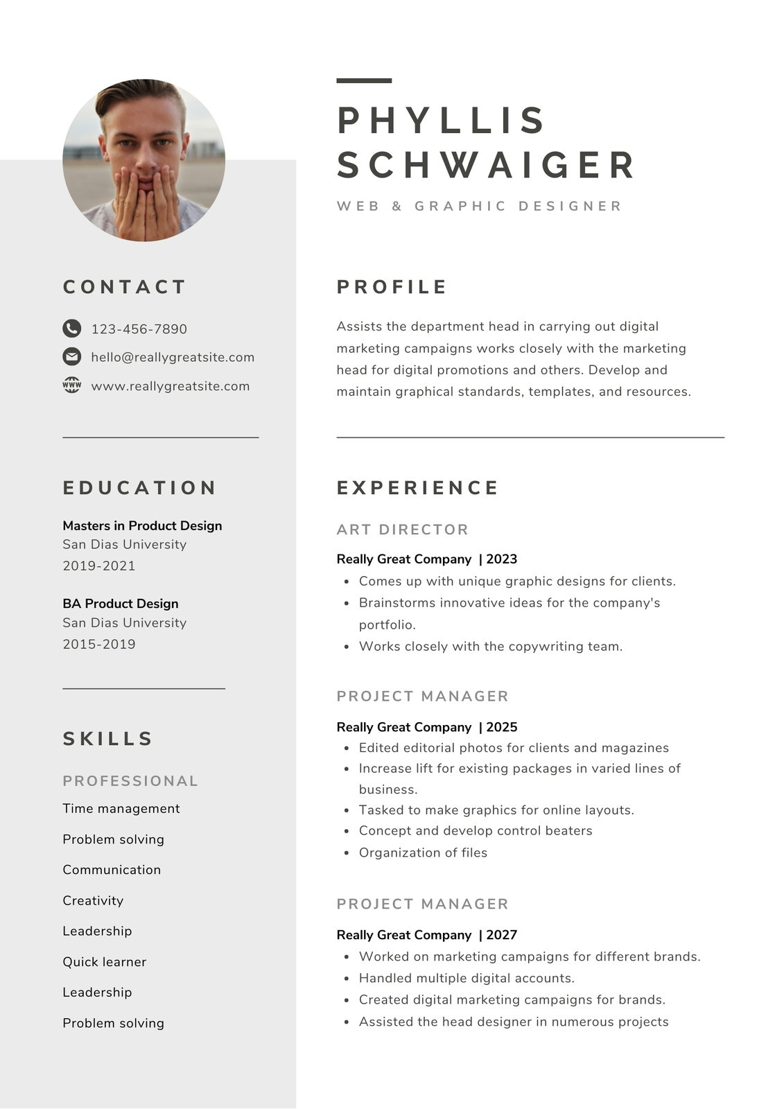 The Best 2023 Resume Samples for Freshers Free, Printable, Customizable Creative Resume Templates Canva