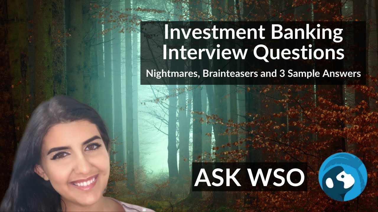 Walk Me Through Your Resume Sample Answer Wso Investment Banking Interview Questions – 15 Answers to Land the …