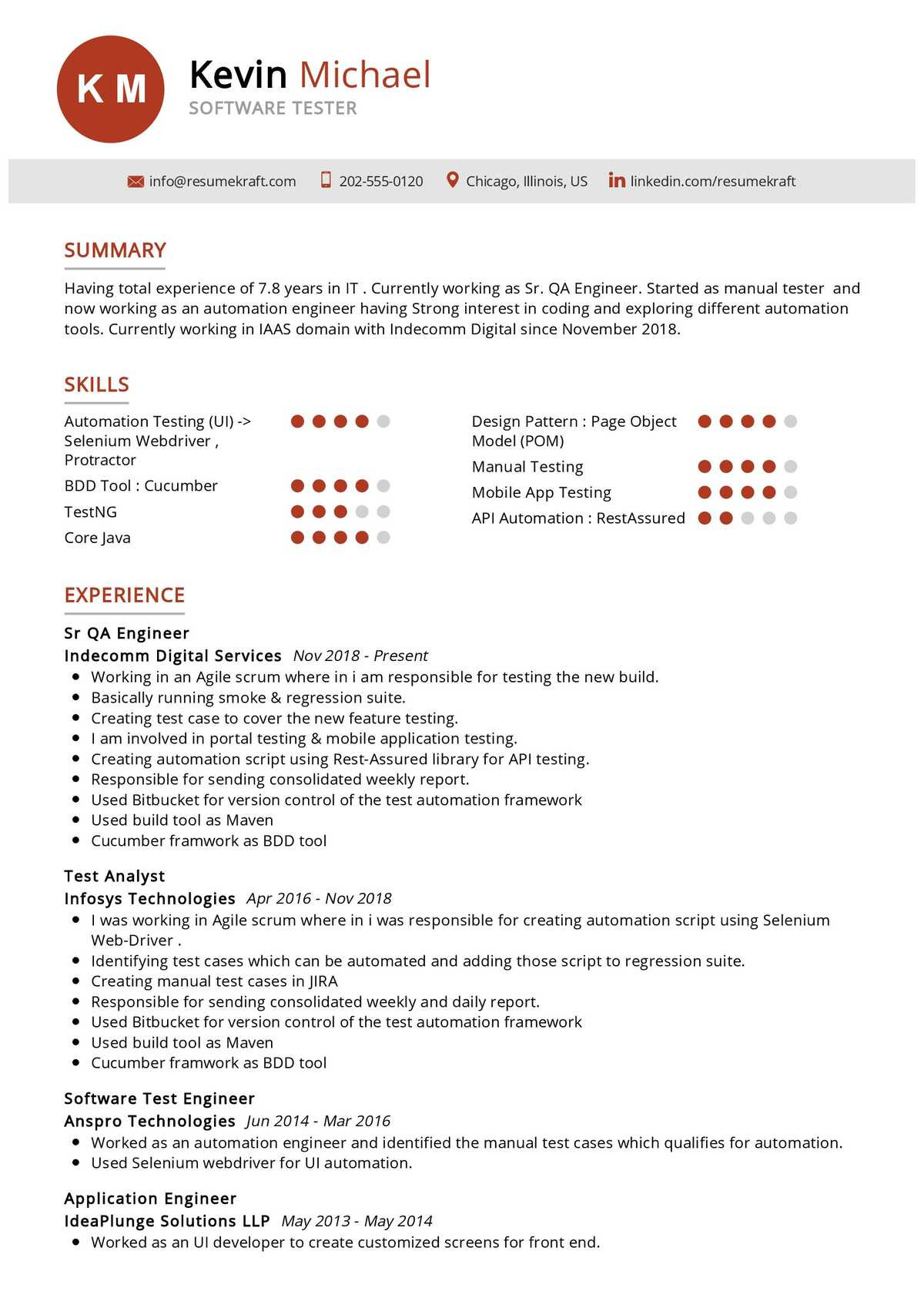 Software Testing Sample Resume with Latest tools software Tester Resume Example 2021 Writing Guide – Resumekraft