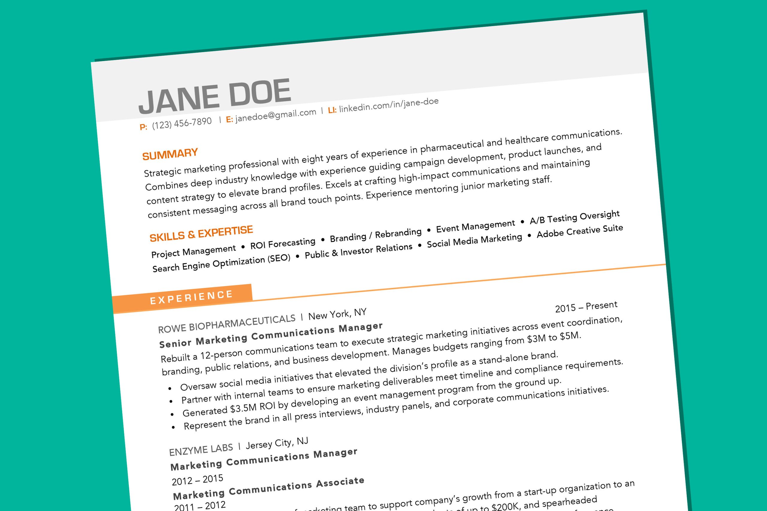 Generic Sample Resumes for Senior Citizens Here’s How to Make A Perfect Resume â and A Free Template You Can …