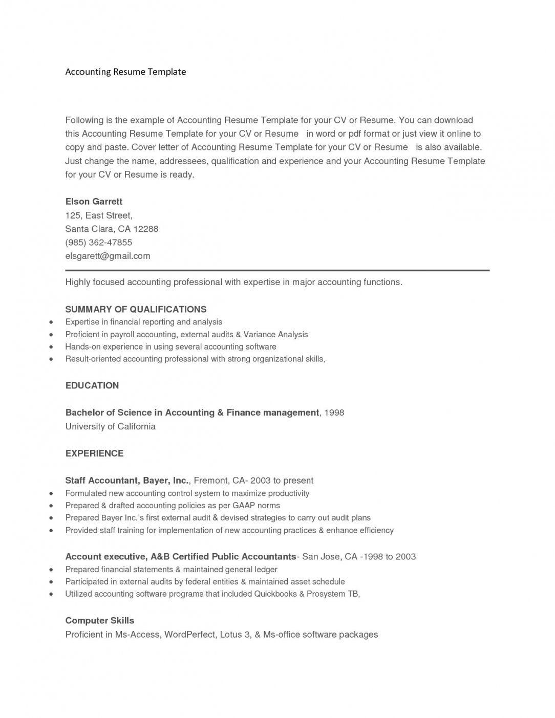 Resume Samples to Copy and Paste Free Resume Templates Copy and Paste – Resume Examples Cover …