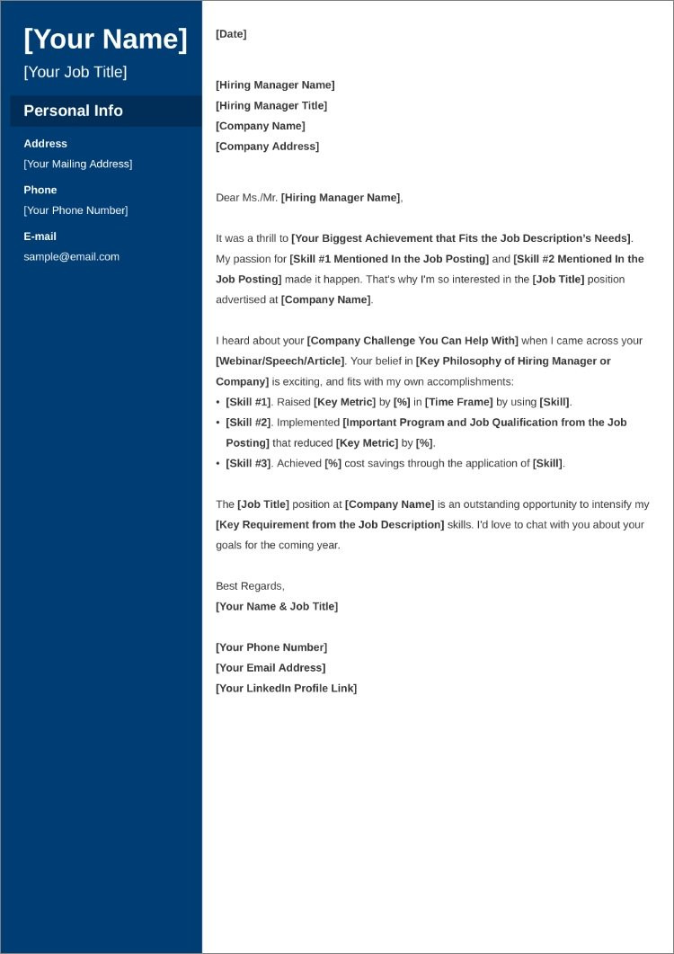 Sample Email to Send Resume to Manager No Opening General Cover Letter that’s Not Generic: Free Samples (2022)