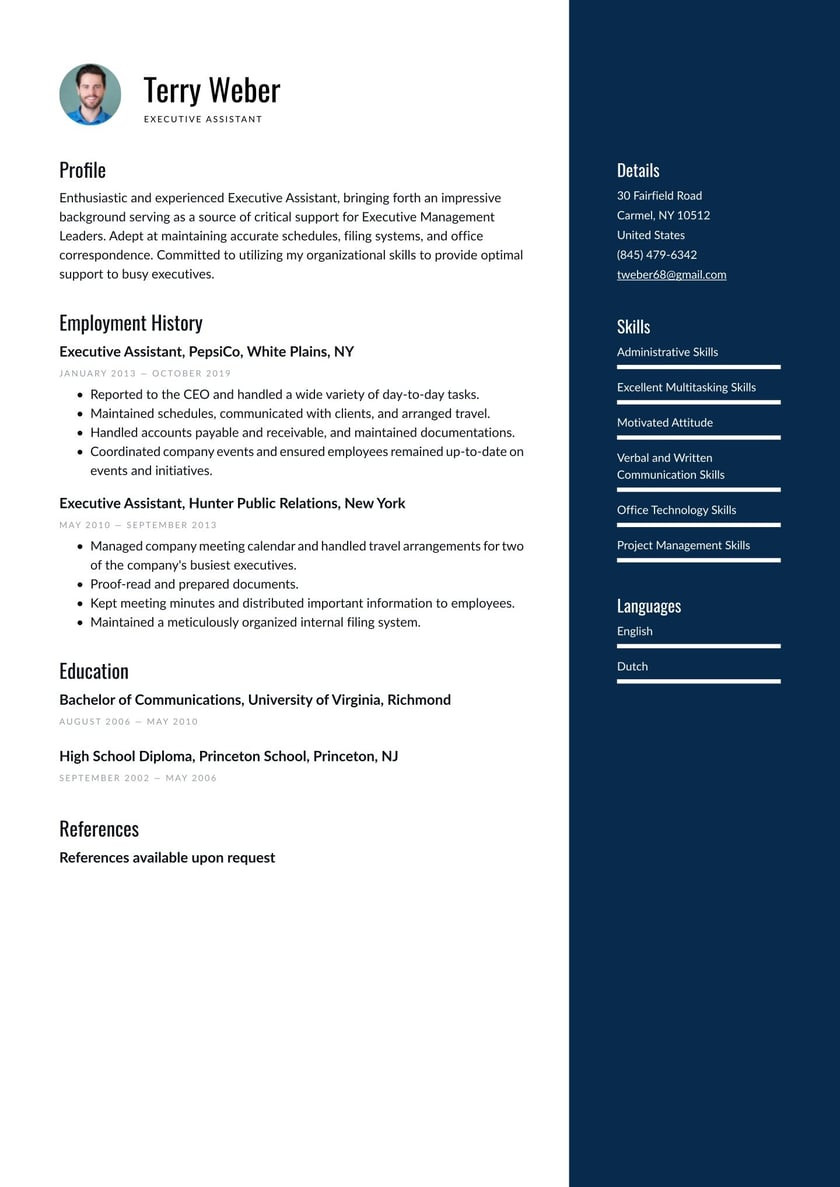 Sample Resume for Executive assistant with Employment Gap Executive assistant Resume Examples & Writing Tips 2022 (free Guide)