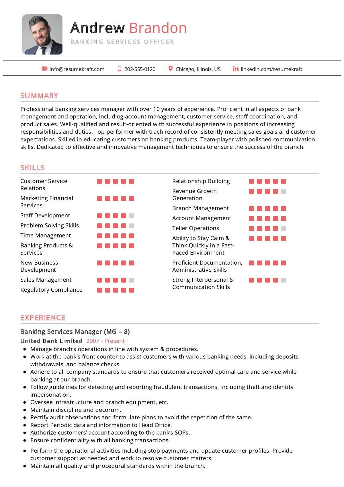 Sample Resume for Head Bank Teller Banking Services Officer Resume Sample 2022 Writing Tips …