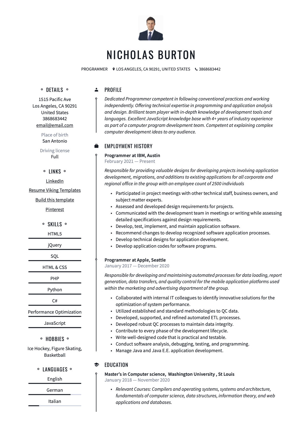 Spark Data Analysis Sample Resume Indeed Programmer Resume & Writing Guide  20 Templates Pdf