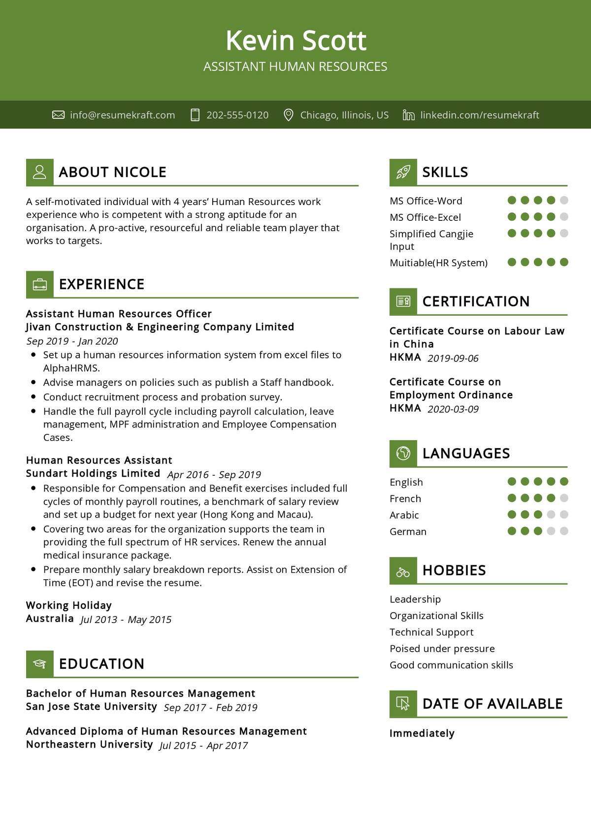 Sample Resume Administrative assistant Human Resources assistant Human Resources Resume Sample 2021 Writing Guide …