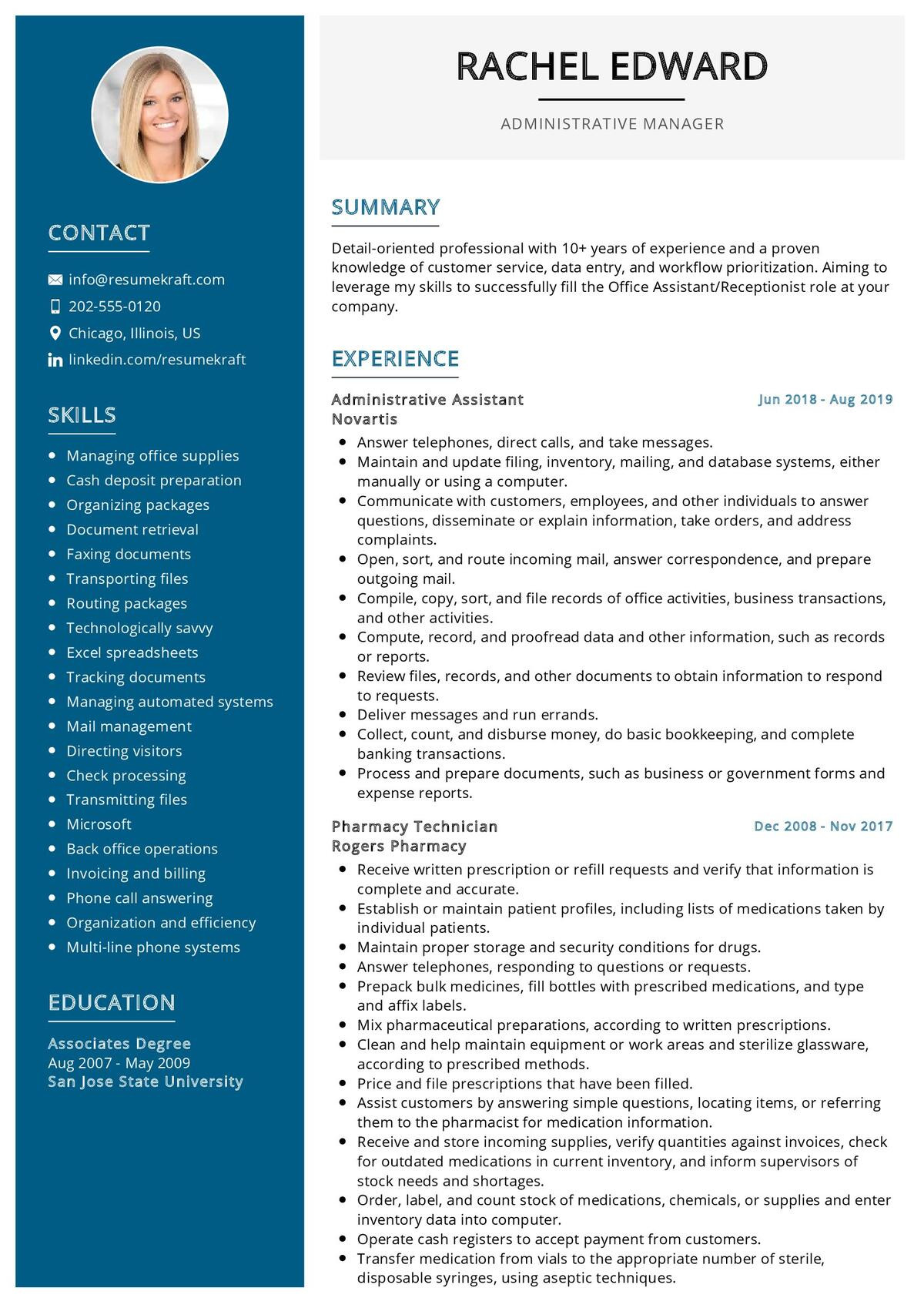 Sample Sterile Processing Supervisor Resume Examples Administrative Manager Resume Sample 2021 Writing Guide & Tips …