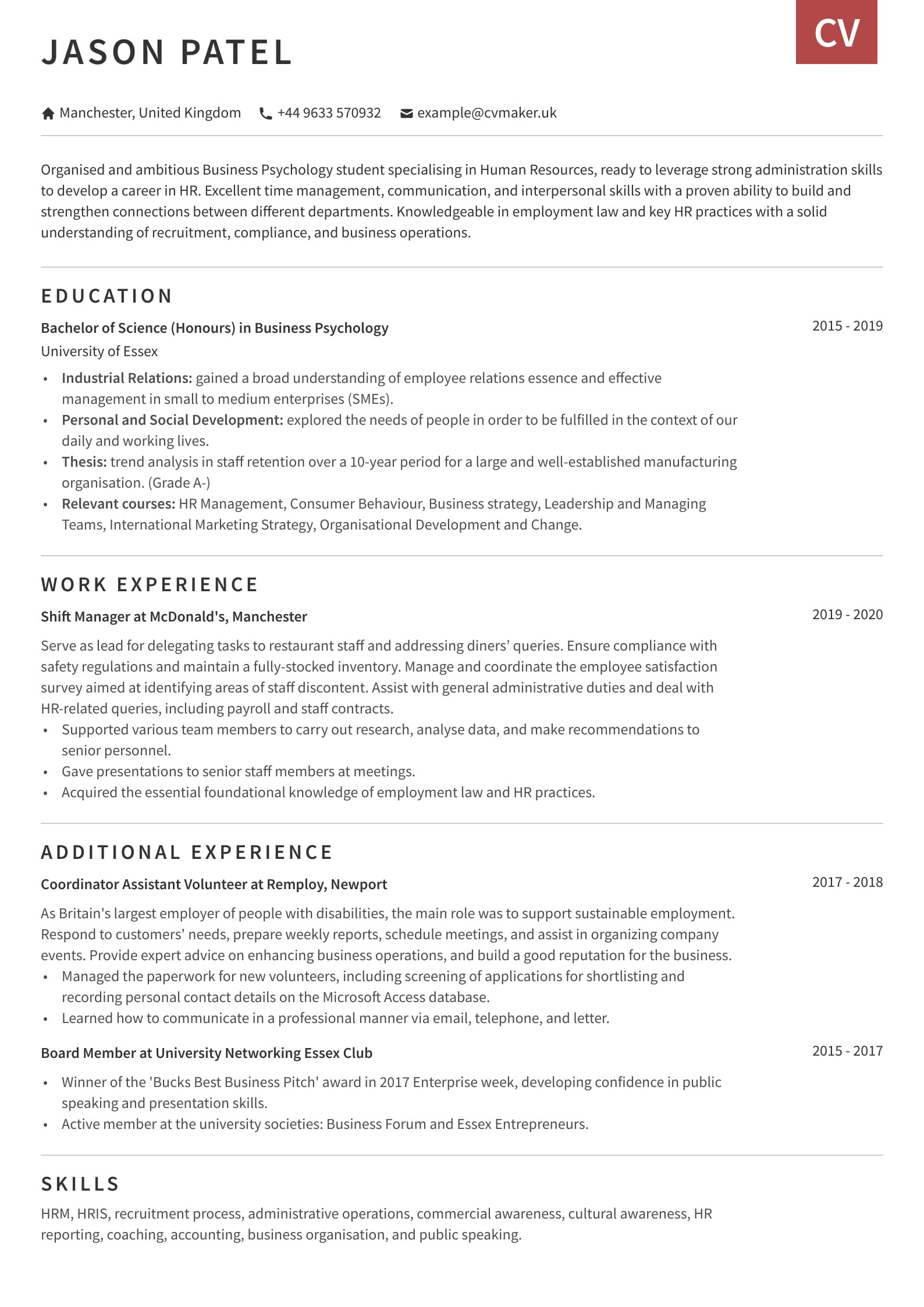 Resume Gaps Studant Application Undergraduate Sample Student Cv – Land More Interviews with Our Tips and Examples