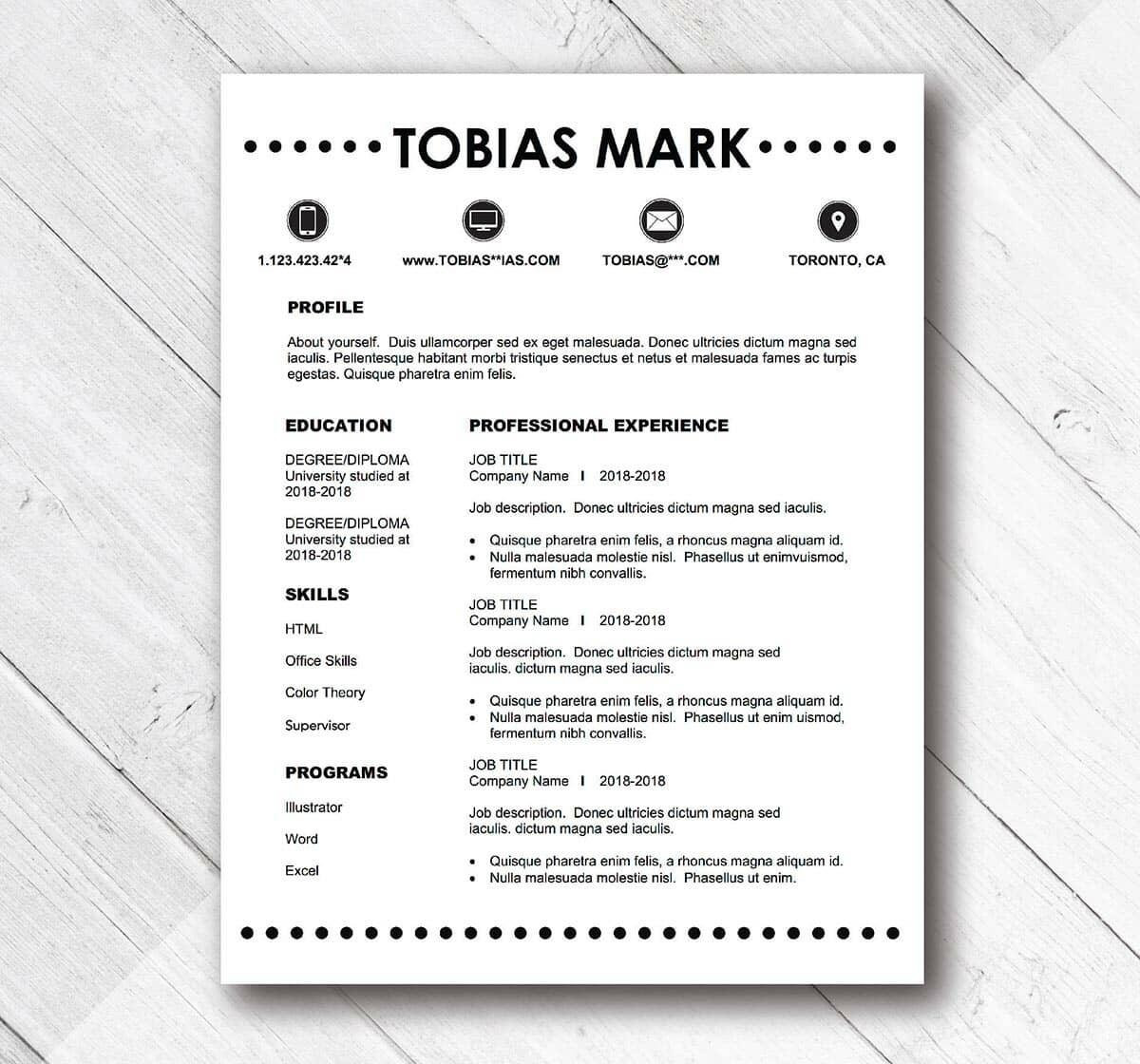 Sample Of A Good Simple Resume 18lancarrezekiq Simple Basic Resume Templates (that are Easy to Use)