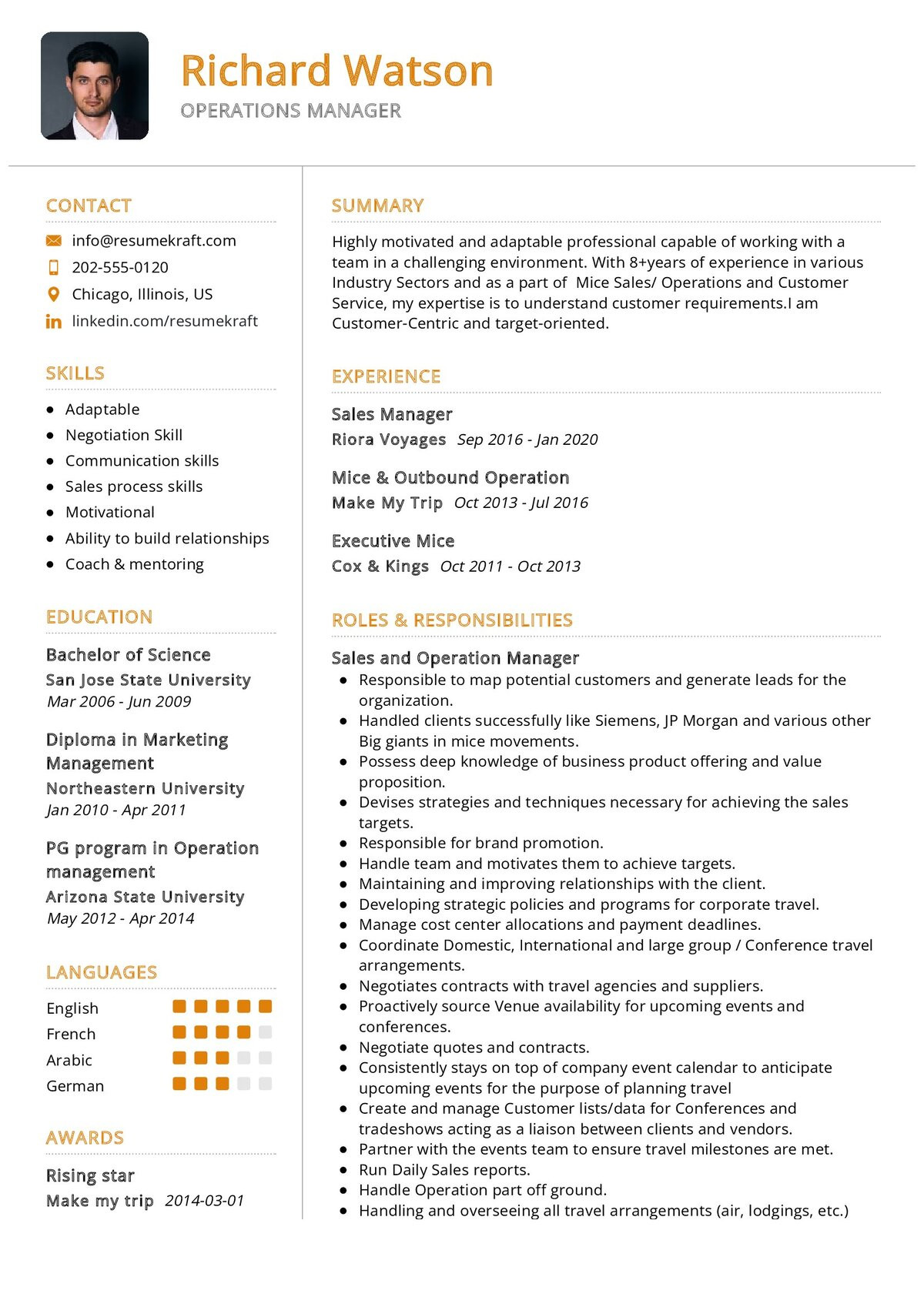 Sample Of Resumes for Director Jobs Operations Manager Resume Sample 2022 Writing Tips – Resumekraft