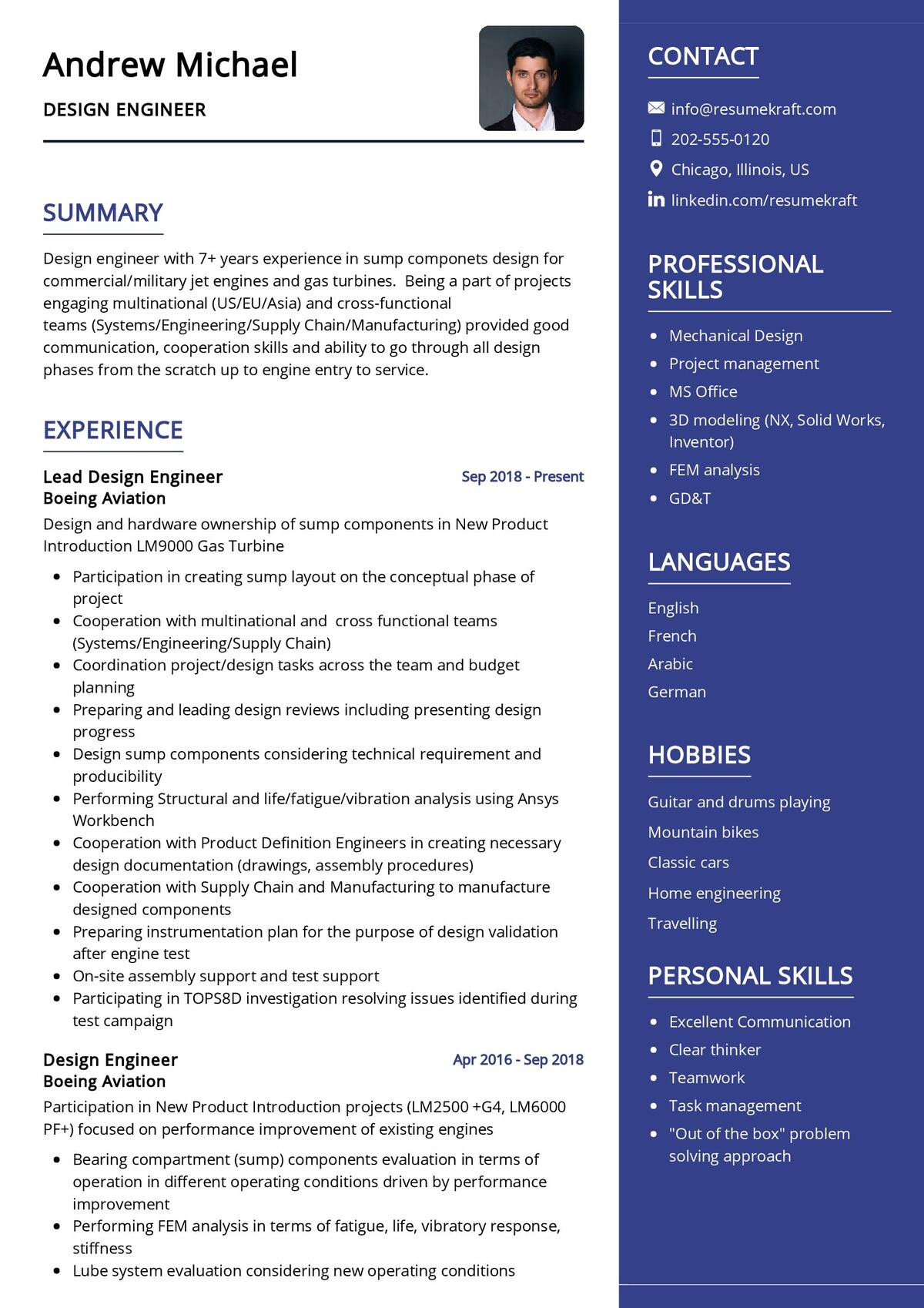 Sample Resume Executive Office Administrator Boeing Design Engineer Cv Sample 2022 Writing Tips – Resumekraft