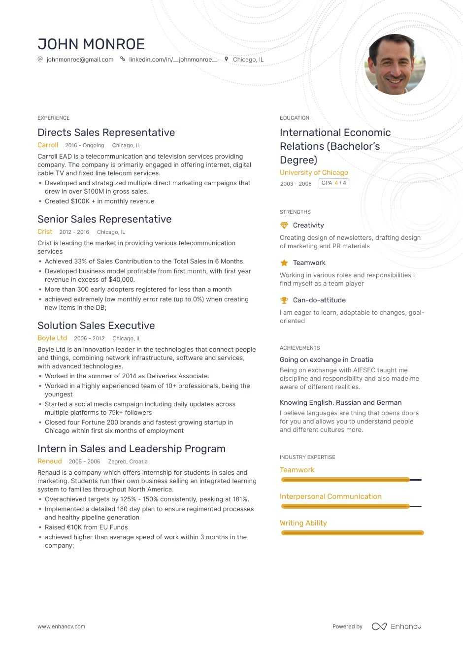 Sample Resume for Sales Lady In Department Store the Best Sales Representative Resume Examples & Skills to Get You …