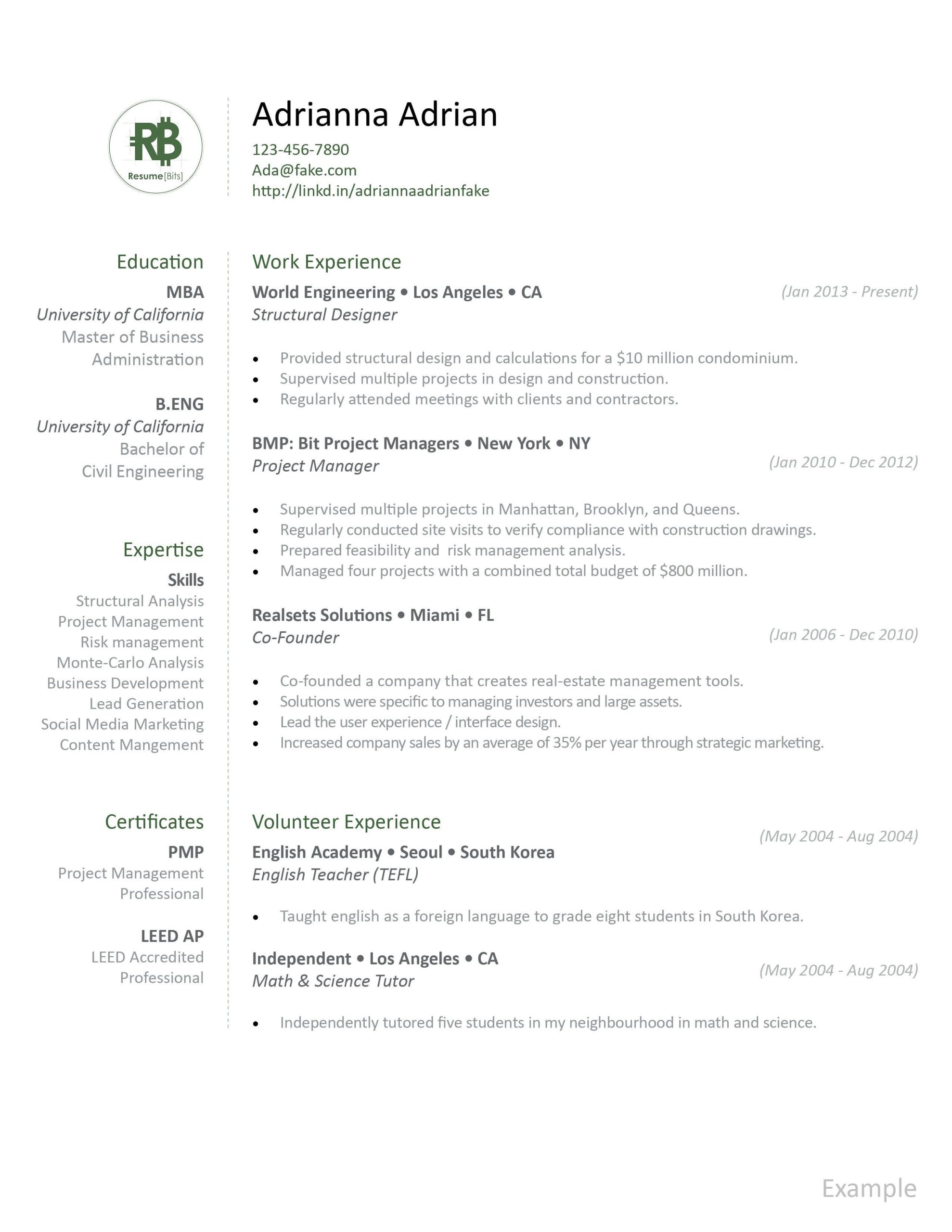 Sample Of A Great Resume Help Desk Reddit Examples Of Clean and Easy to Read Resumes. (free Templates …