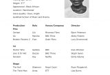 Acting Resume Template with No Experience How to Create An Acting Cv In the Uk
