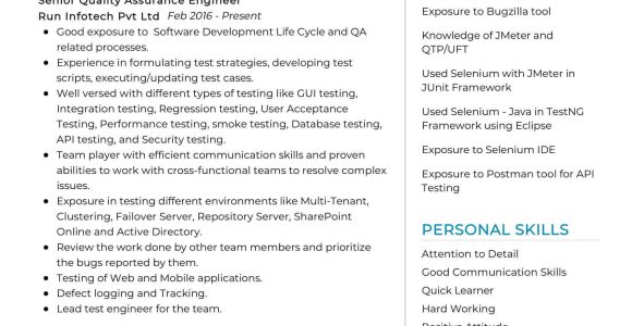 Api Testing Using Postman Resume Sample Senior Quality assurance Engineer Resume 2022 Writing Tips …