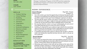 Ats Friendly Resume Template Free 2022 ats Friendly One Page Resume Template for Word (free Download …