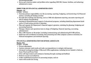 Bachelor Degree In Business Administration Resume Sample Jobs for Bachelors In Business Administration Finance