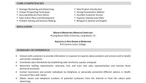 Best Resume Samples for Sales and Marketing 12 13 Best Resume Samples for Sales and Marketing