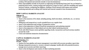Business Analyst Capital Market Sample Resume Capital Markets Analyst Resume Samples