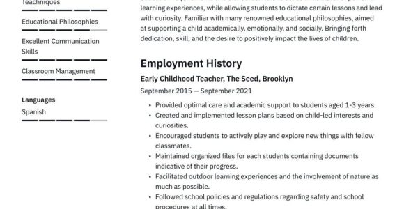 Character Reference In Resume Sample In English Teaching Position Teacher Resume Examples & Writing Tips 2022 (free Guide) Â· Resume.io