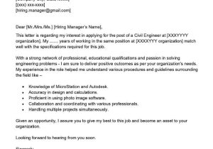 Civil Engineer Resume Cover Letter Samples Civil Engineer Cover Letter Examples – Qwikresume