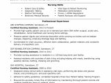 Cna Resume Sample with Hospital Experience Cna Resume Examples: Skills for Cnas Monster.com