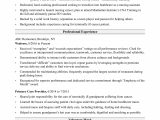 Cna Resume Sample with No Work Experience Nursing assistant Resume Sample Monster.com