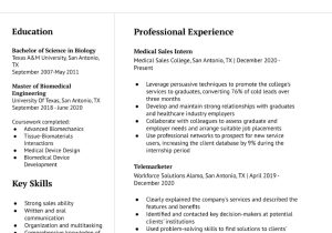 Diagnostic Lab Sales Rep Resume Sample Entry-level Medical Sales Representative Resume Examples In 2022 …