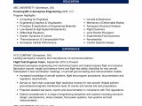 Entry Level Aircraft Mechanic Resume Sample Sample Resume for An Entry-level Aerospace Engineer Monster.com