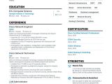 Entry Level Network Technician Sample Resume Network Engineer Resume Samples and Writing Guide for 2022 (layout …