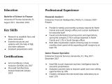 Financial Analyst Internships Undergraduate Resume Sample Financial Analyst Resume Examples In 2022 – Resumebuilder.com