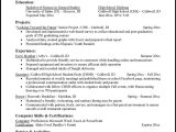 First Year College Student Resume Template Resumes and Cvs – Career Services – University Of Idaho