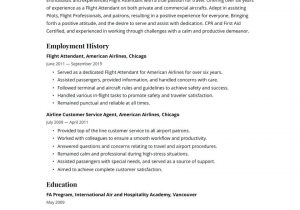 Flight attendant Resume No Experience Sample Flight attendant Resume Examples & Writing Tips 2021 (free Guide)