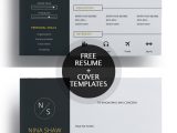 Free Cover Sheet Template for Resume Free Simple Clean Resume Templates Freebies Graphic Design …