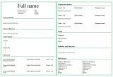 Free Printable Fill In the Blank Resume Templates 10 Best Fill In Blank Printable Resume – Printablee.com
