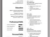 Free Quick and Easy Resume Template Simple yet Elegant Cv Template to Get the Job Done – Free Download …
