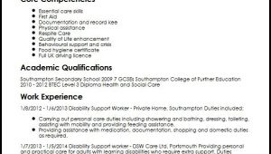 Free Sample Resume for Disability Support Worker Disability Support Worker Cv Sample Myperfectcv