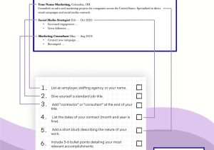 Indeed Resume Sample On Contract Accountant when to Recognise Revenue the Right Way to List Contract Work On Your Resume