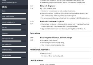 Junior Network Engineer Sample Resumes Indeed Network Engineer Resume Example, Skills, & Writing Tips