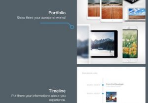 Mat Vcard & Resume Template Free Download I’m Mat – Material Personal Resume / Cv Vcard Template by Suelo …